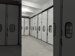 Vídeo de trabalho de porta dobrável