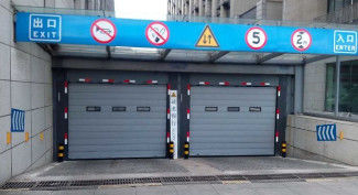 Porta em espiral de alta velocidade personalizável Entrada e saída do estacionamento