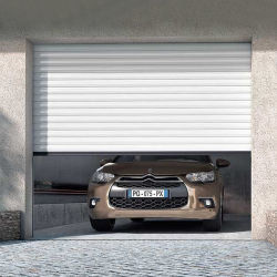 Industrial Automático Painel Sandwich de Metal Isolado Secção Exterior de Aço Elevador Deslizante de Garagem Porta Roll Up