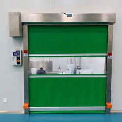 Fabrica Venda Directa Comercial Relógio Relógio Relógio Industrial Automático PVC portas de alta velocidade