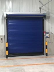 Segurança Comercial Roller Shutter Tela Cortina de Ação Rápida Porta de PVC de Alta Velocidade