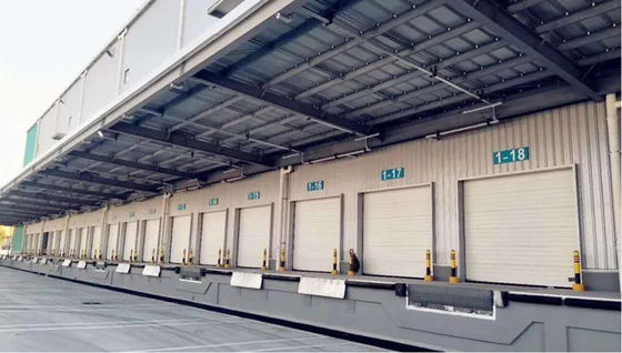 Painel de sanduíche de espuma PU de aço de alumínio, porta de garagem seccional automática isolada