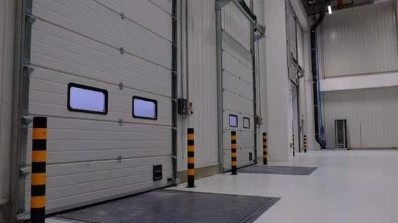 comprar 0.4mm Aço Galvanizado Portas Seccionais Industriais RAL9006 / RAL9002 Cor online manufacture