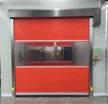 comprar Sistema de segurança infravermelho Porta rápida industrial Porta de rolos de PVC de alta velocidade online manufacture