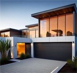 comprar Porta de garagem automática seccional preta online manufacture