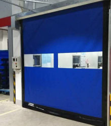 comprar Estrutura de fecho de fechadura Portas de rolamento de PVC de alta velocidade para sala limpa online manufacture