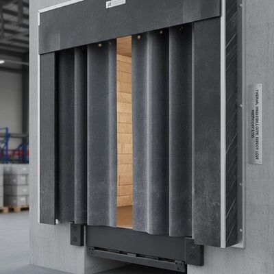 comprar Abrigo de doca de carregamento com espessura de cortina de 0,8 mm, alta resistência ao desgaste e à abrasão, proporcionando isolamento térmico para reduzir a perda de energia online manufacture