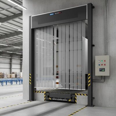 comprar Centros de distribuição de logística Loading Dock Shelter com painel de cortina Pvc 36kgm2 e Switch Platform Control Unit que assegura o fluxo de trabalho da doca online manufacture