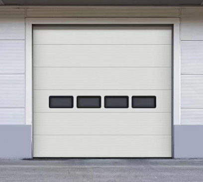 Automático isolado portas seccionais sanduíche Industrial fábrica porta personalizada