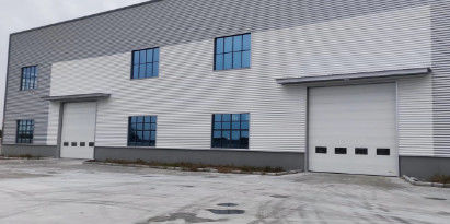 Automático isolado portas seccionais sanduíche Industrial fábrica porta personalizada