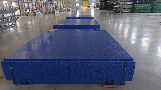 Blue Giant Hydraulic Dock Leveler Linha de pulverização automática Cor personalizada ISO 9001