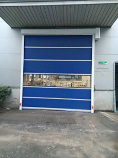 Porta rápida industrial de tecido de PVC 0,75W Porta automática de rolagem
