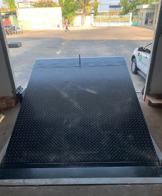 Plataforma de carregamento hidráulica de baixa manutenção, nivelador de docas, remoção de lixo, ISO 9001