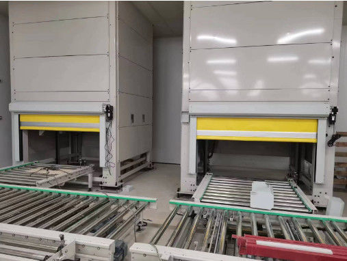 Cinturão transportador industrial rolos rápidos persiana portas resistentes à umidade