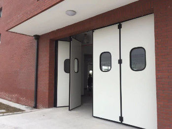 0.8mm espessura chapa de aço de cor Industrial porta deslizante dobrável para estaleiros navios aeroportos