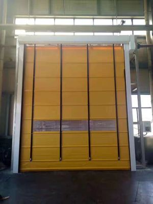 ISO 9001 Portas de tecido de elevação vertical Indústria Porta de empilhamento de alta velocidade