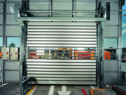 1250 mm - 7000 mm Largura Painel de porta espiral de alta velocidade Espessura 40 mm