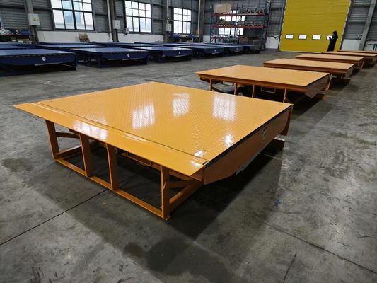 Plataforma de carregamento hidráulica de baixa manutenção, nivelador de docas, remoção de lixo, ISO 9001