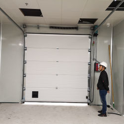 Indústria Largo Windproof Automático Segurança Roller Shutter Portão Armazém Fábrica Grande Garagem