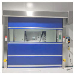 Porta de rolos de alta velocidade de PVC elétrico industrial