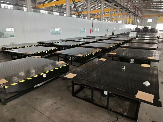 Nivelador hidráulico de doca eficiente em termos energéticos para operações de carregamento suaves