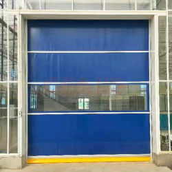 Portas automáticas de alta velocidade isoladas para soluções de logística de cadeia de frio