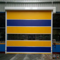 Porta de PVC com Abertura Rápida por Enrolamento Fácil Substituição Manutenção Simples Revestimento Autolimpante