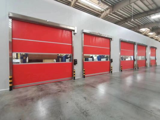 0.75W Industrial Porta Rápida 220V / 380V Automática Portas Rápidas Sem Primavera