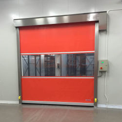 Porta industrial rápida de alta velocidade para armazéns de alto tráfego rápida e segura