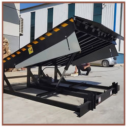 Construção de aço robusto Nivelador de doca hidráulica Transições controladas suaves